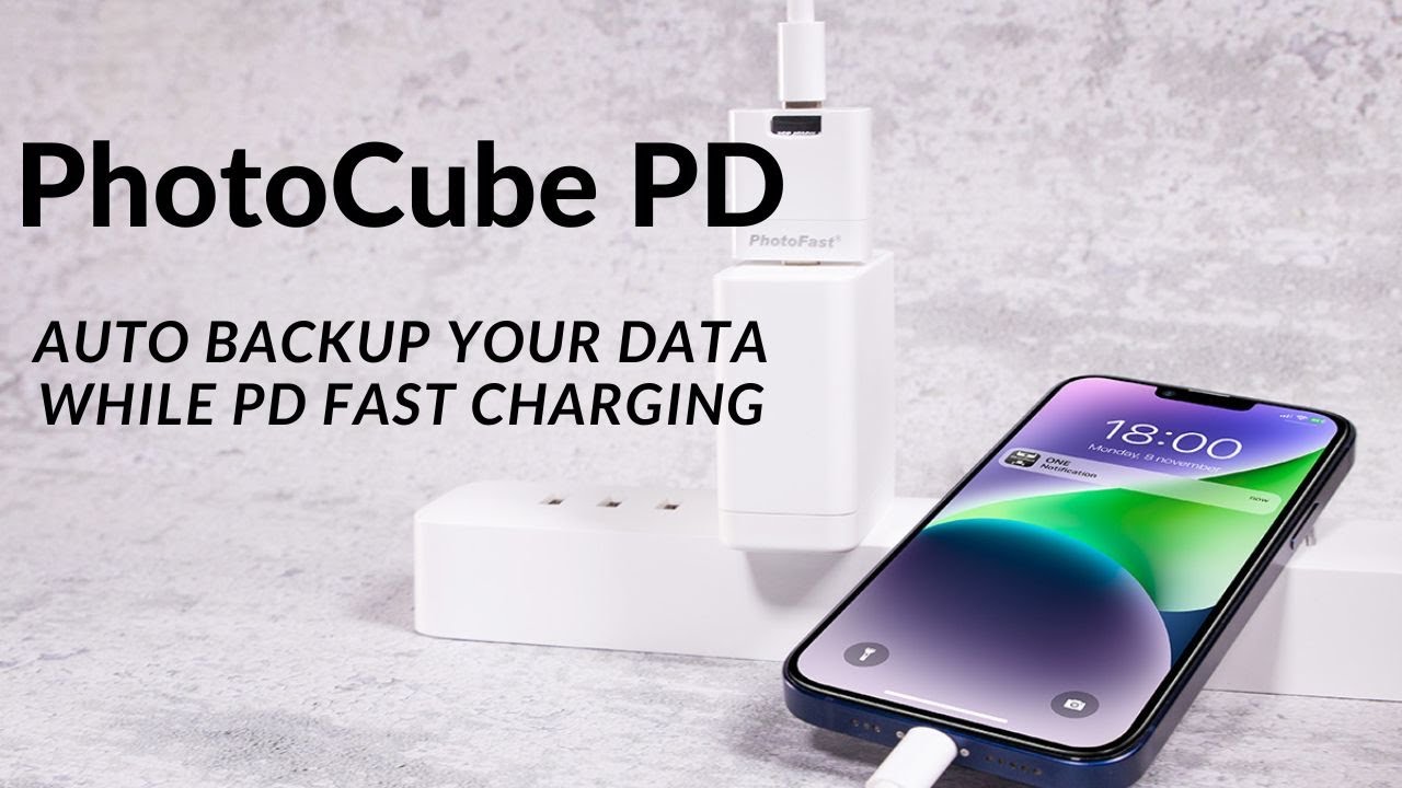 PhotoCube PD: World's Smallest Auto Backup Charger