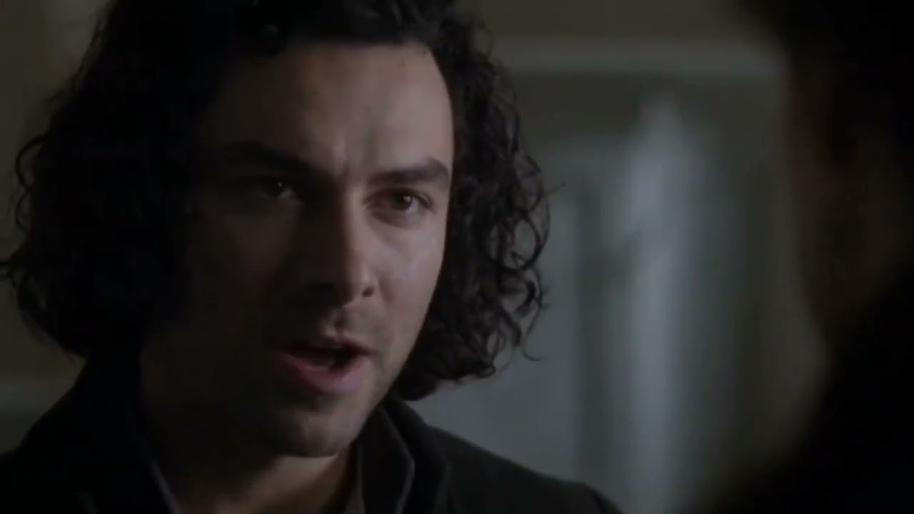 Poldark  - Ross Kisses Elizabeth (Church Scene)