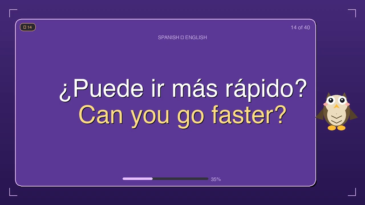 40 Spanish Taxi Dialogue 🚕 Take a Taxi in Spanish!