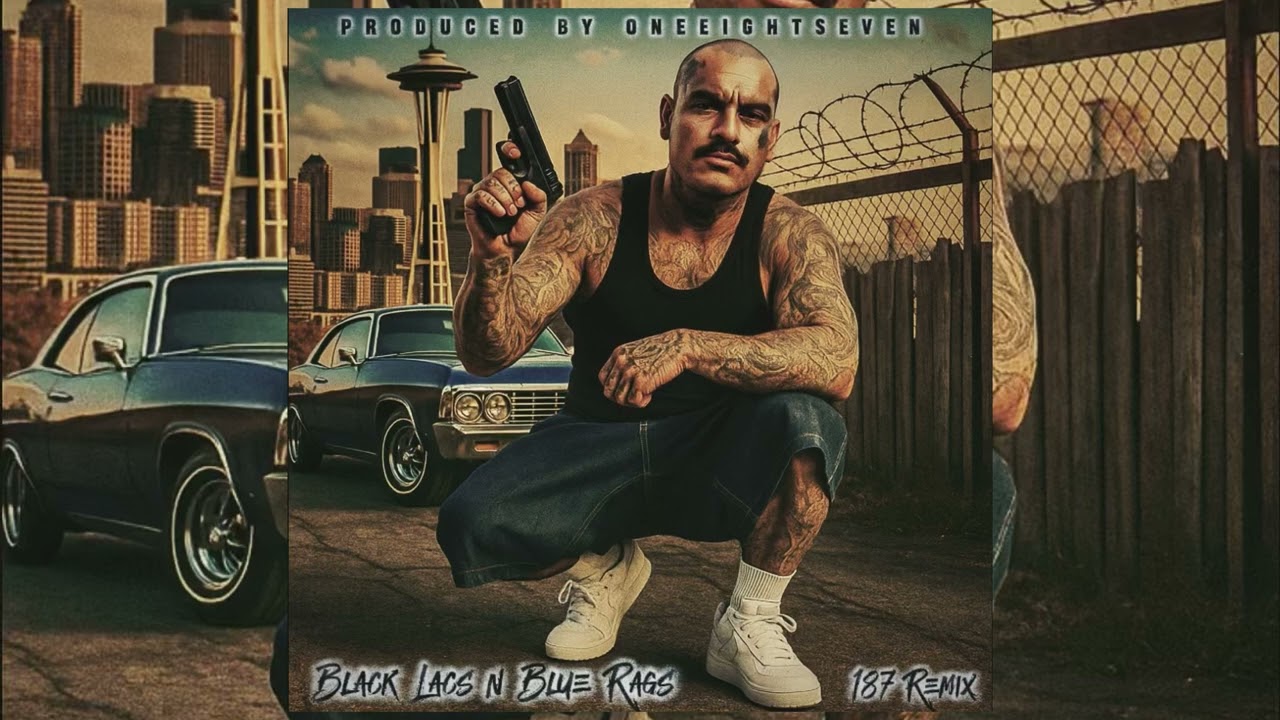 Mr. Payaso ft. YeloHill & Ese 40'oz - Black Lacs n Blue Rags (187 Remix)