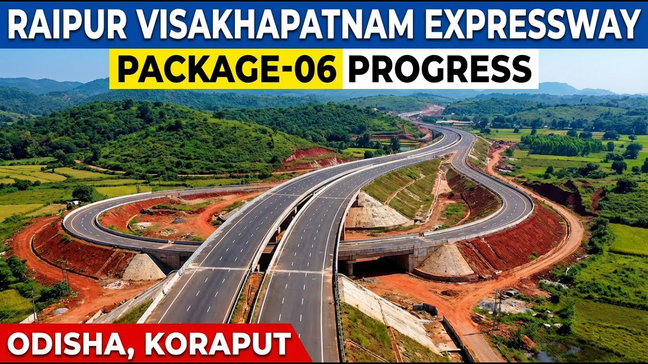 Raipur–Visakhapatnam Expressway Odisha Update | Package 06 Progress | Exit 17, Exit 16 & Semiliguda
