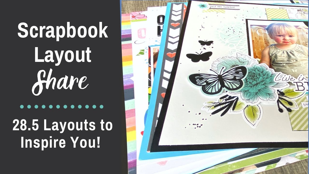 Scrapbook Layout Share | 28.5 Ideas to Inspire You | Double, Single & Pocket Page Scrapbooking Ideas