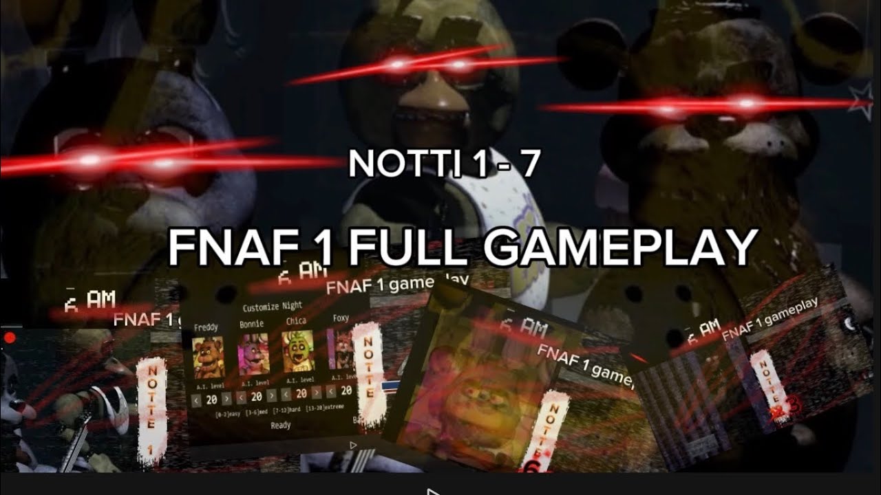 Five Nights at Freddy’s Full Gameplay 