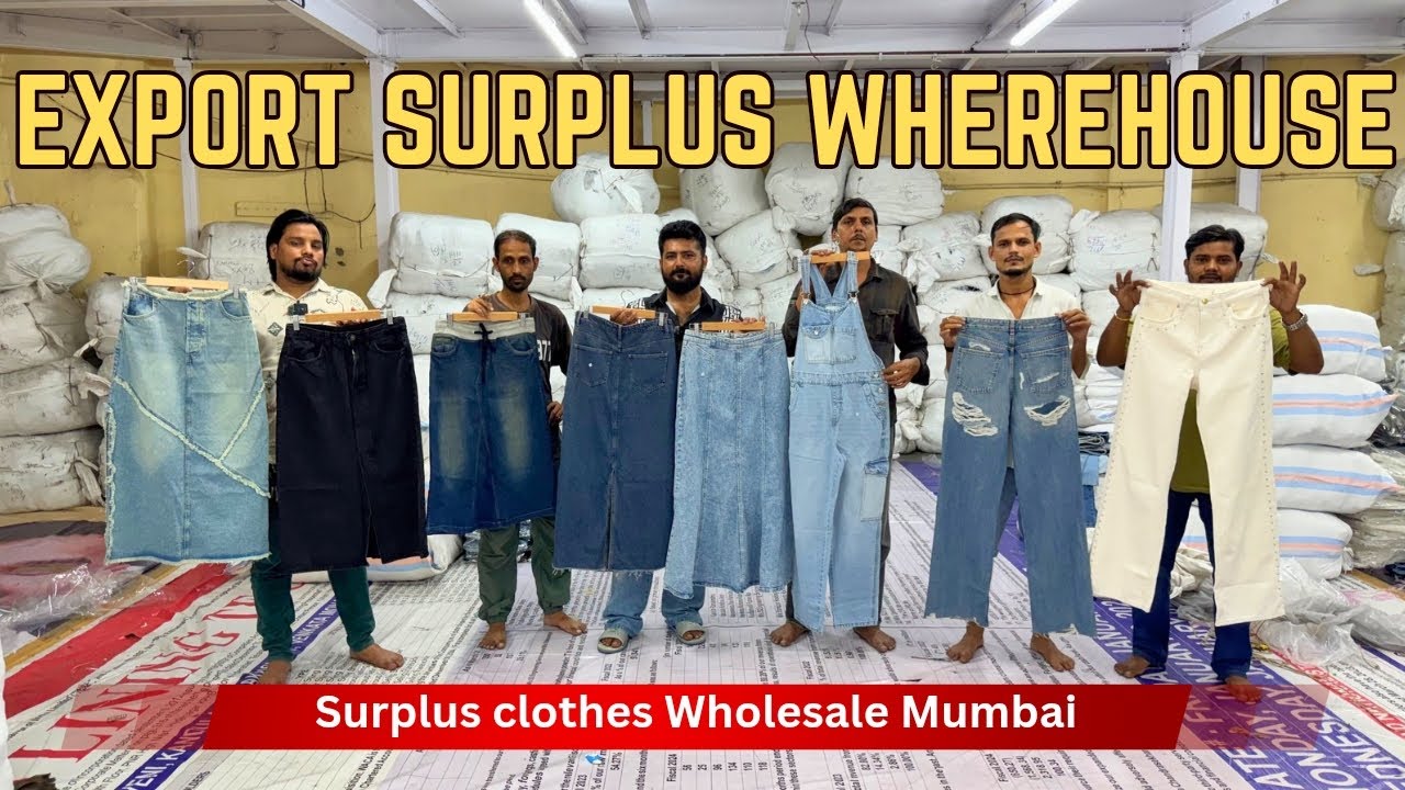 export surplus jeans wholesale market in mumbai / branded surplus jeans in mumbai / export surplus
