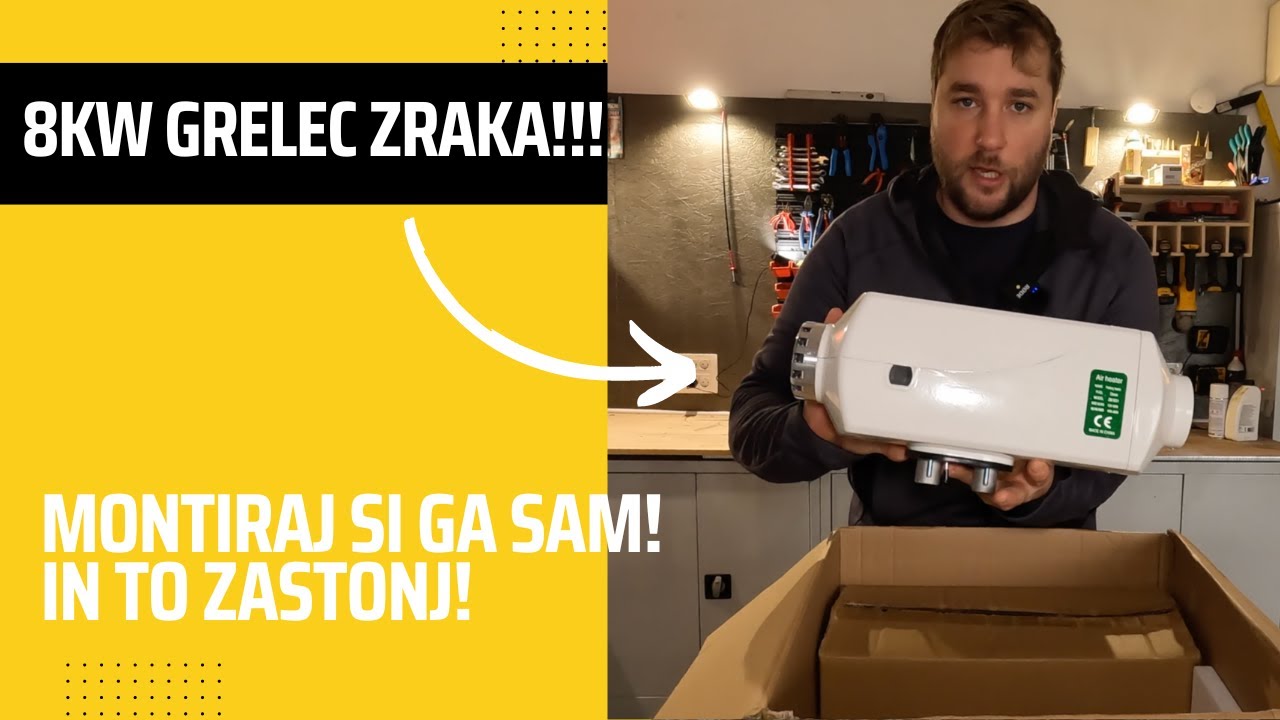 NAREDI SI SAM dizelski grelec v avtodomu/ diesel heater install/ samogradnja avtodoma