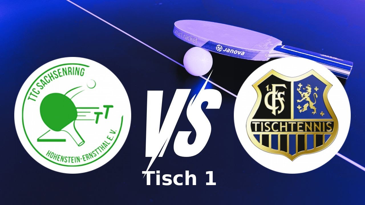 TTC SR Hohenstein-Ernstthal vs. 1. FC Saarbrücken-TT II | Tisch 1