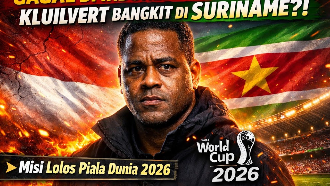 GAGAL di Timnas Indonesia! Patrick Kluivert Kini Bangkit Bawa Suriname ke Piala Dunia 2026?