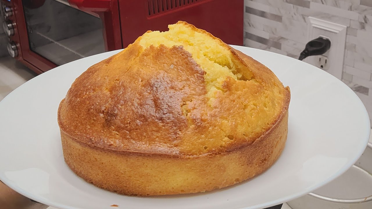 Solamente una taza de  HARINA tu Horno  tostador y una Torta  esponjosa  Lista 😃 a Sponge Cake