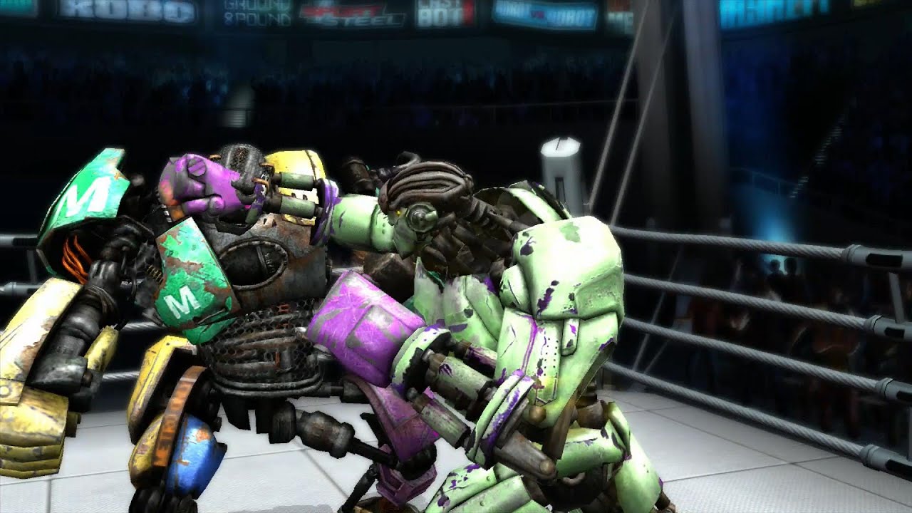 REAL STEEL THE VIDEO GAME - AMBUSH vs METRO & NOISY BOY