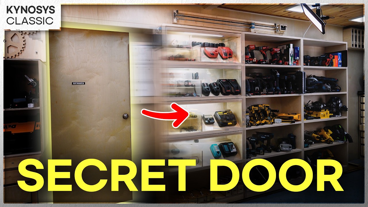 Create your own SECRET DOOR hidden in the workshop │ DIY │ Kynosys Classic