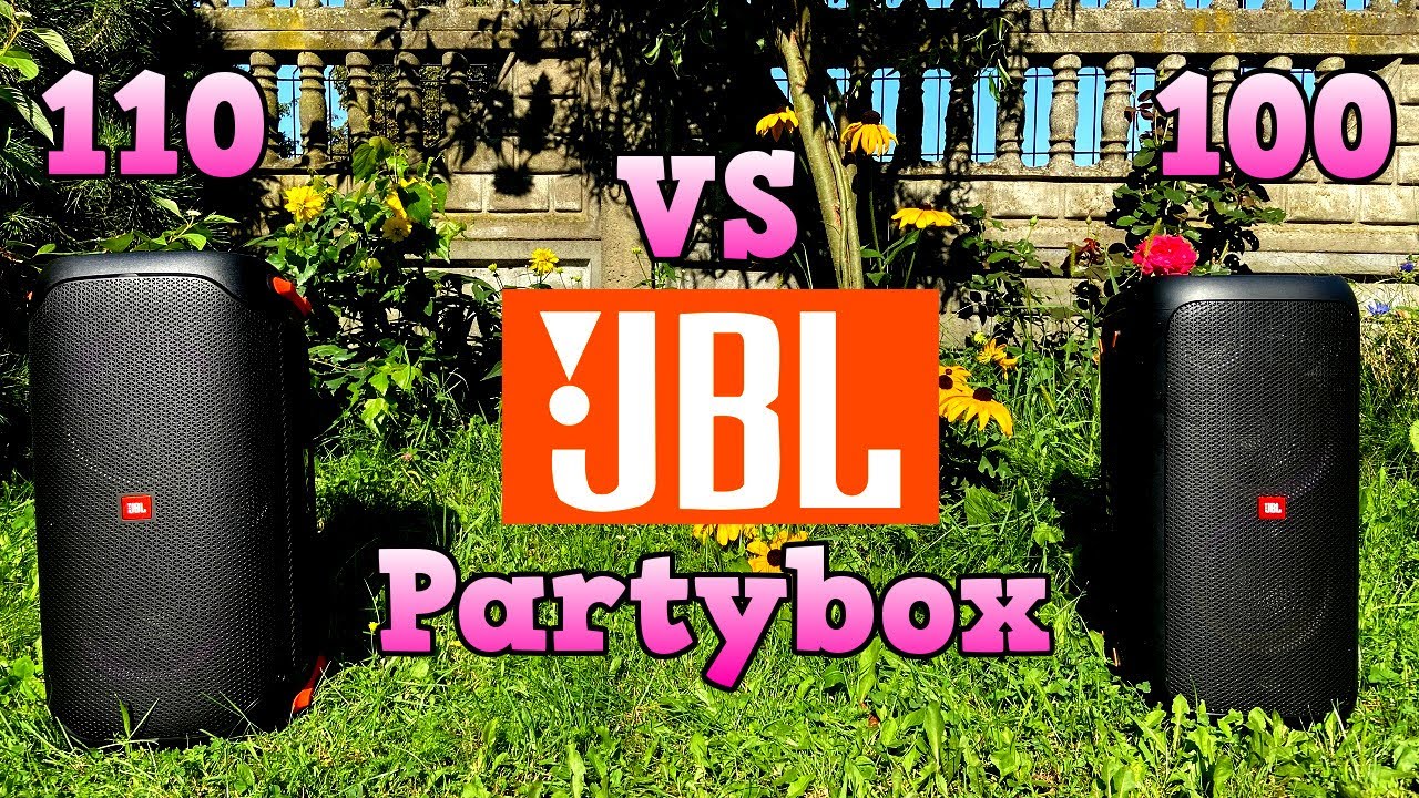 JBL Partybox 110 vs JBL Partybox 100 - porównanie i blind-test dwóch porządnych kolumn głośnikowych