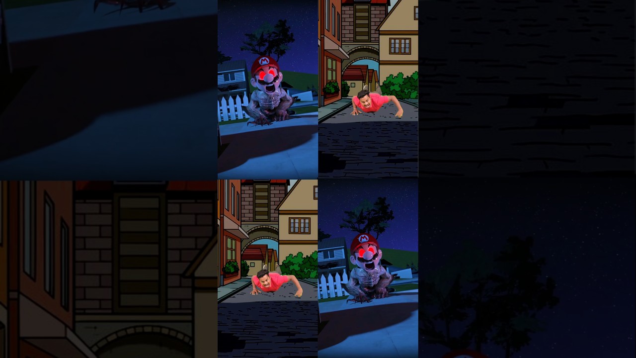 Cursed Mario Factory Animation meme #shorts #cartoon #funny #memes #mario #trending