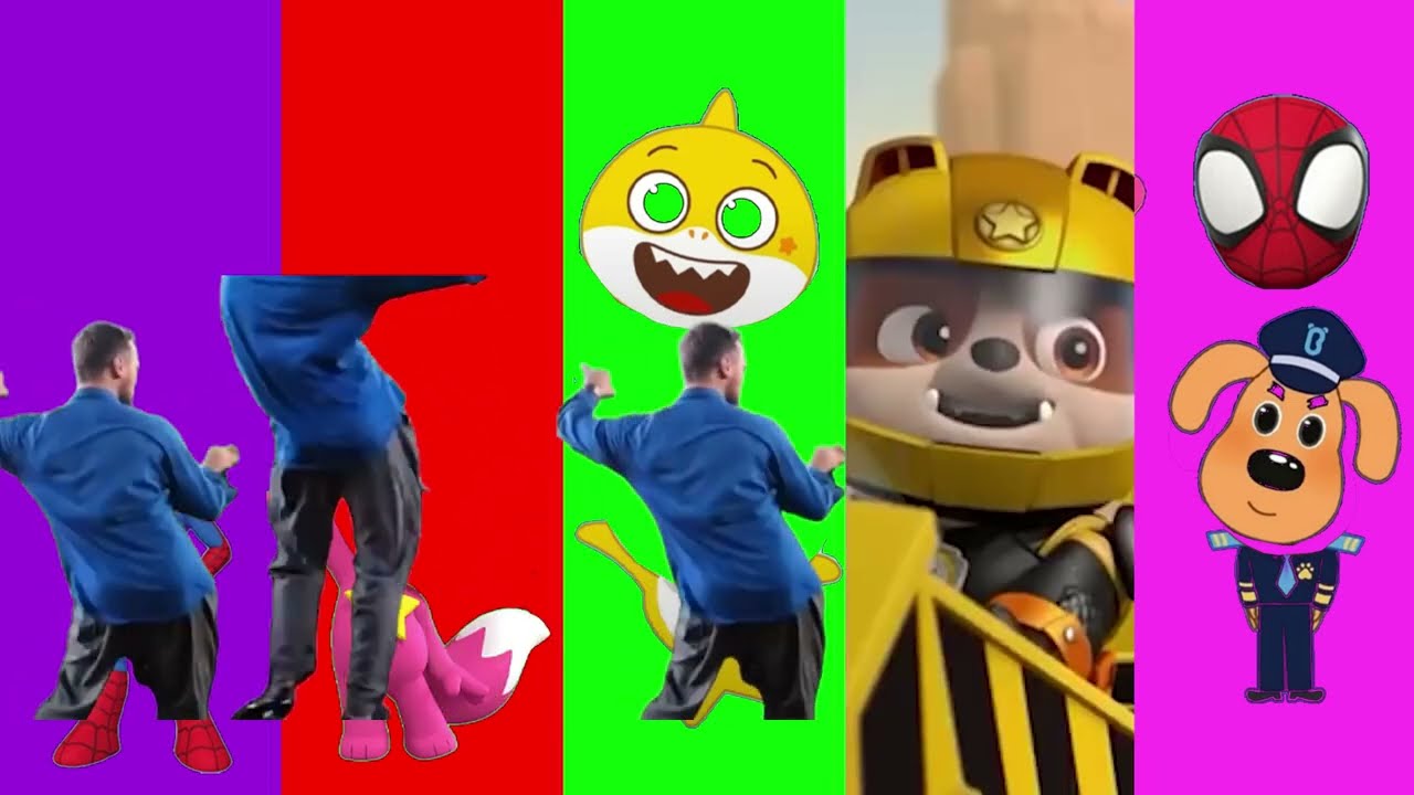 Wrong eyes👀 NEW EPISODES/ Sheriff Labrador x Rocky & BabyBoss Puzzle Wrong HeadsEYE PUZZLE WORLD