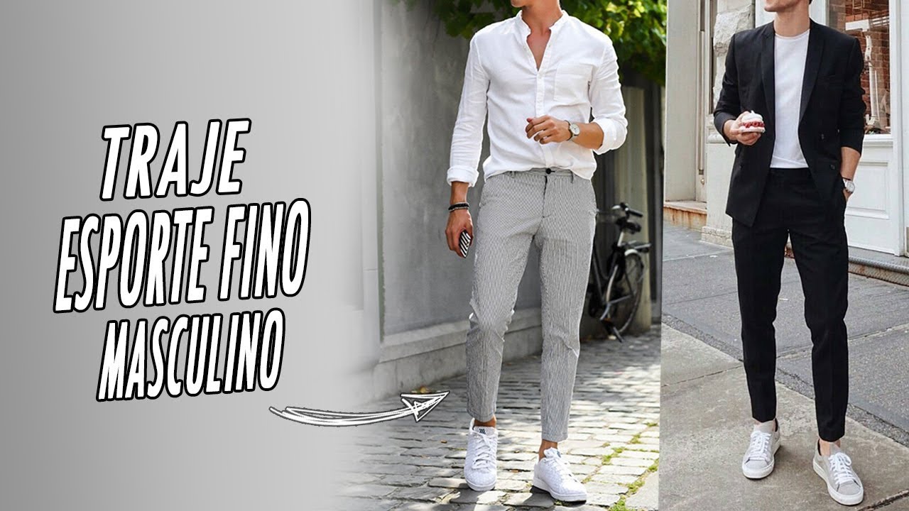 TRAJE ESPORTE FINO MASCULINO 2018 👕Afinal de contas, pode calça jeans?