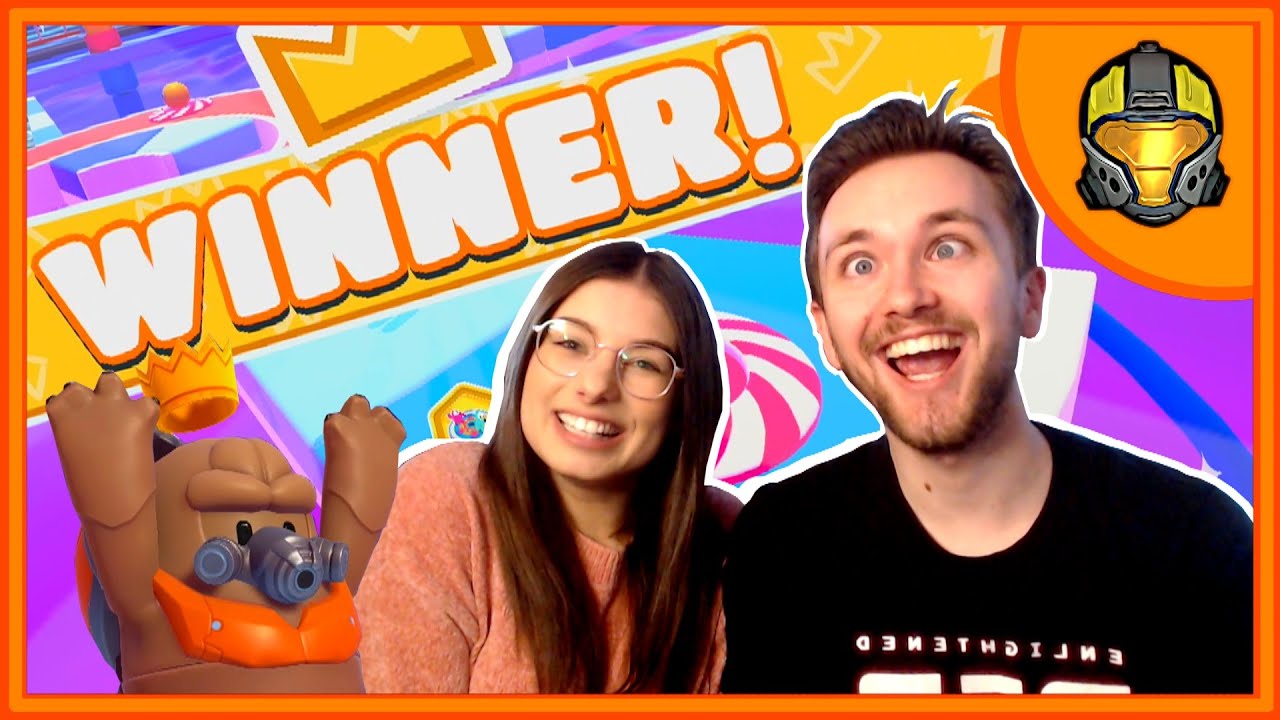 MY GIRLFRIEND PLAYS FALL GUYS! | Lets Play with Shannon