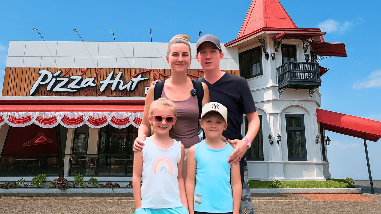 American Family Eats Pizza Hut for the First Time! (We Were Shocked)