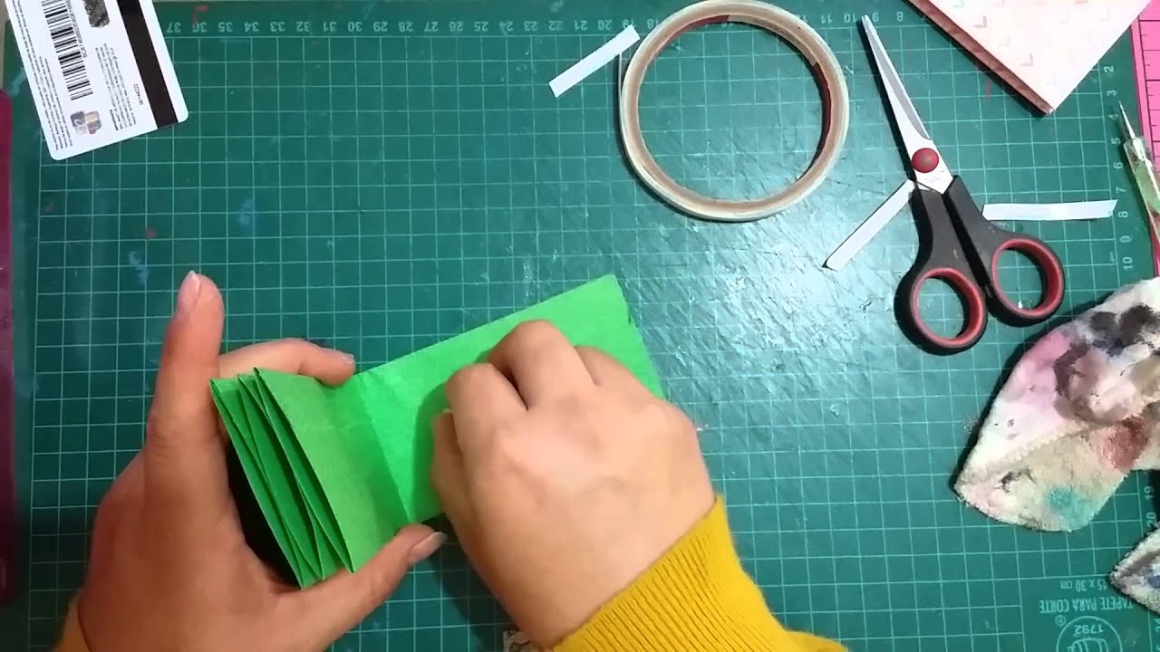 Tarjetero de papel. Tutorial