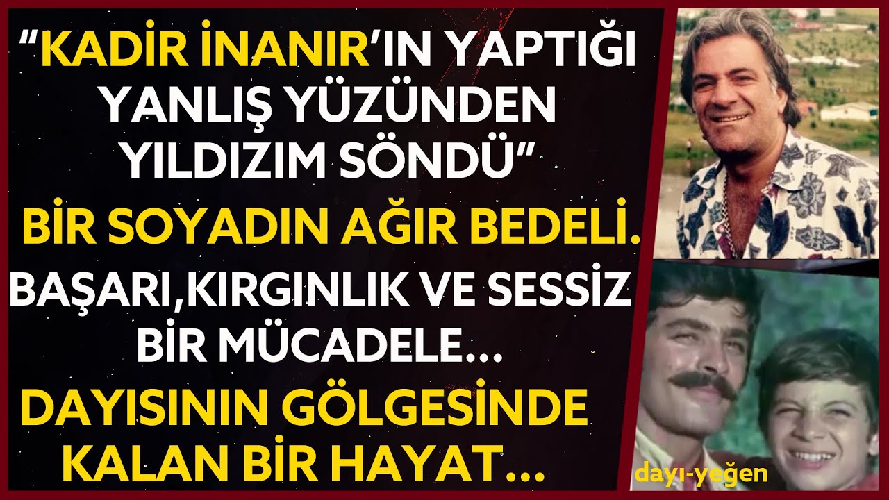 LEVENT İNANIR | Kadir İnanır Y&uuml;z&uuml;nden &Ccedil;ocukluğumu Bile Yaşayamadım | 