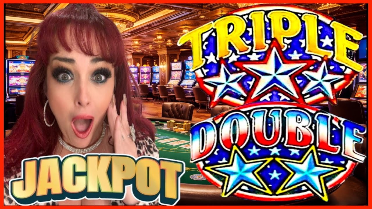 HIGH LIMIT JACKPOT!!! OMG! TRIPLE DOUBLE STARS SLOT MACHINE (IGT)