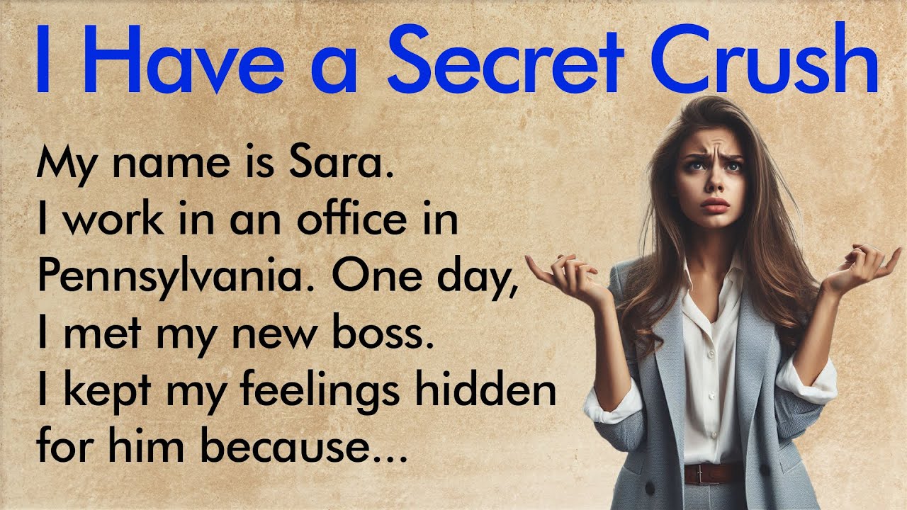 My Secret Feelings for Him ✅ English Story for Listening Practice (A1–A2 Level) ✅