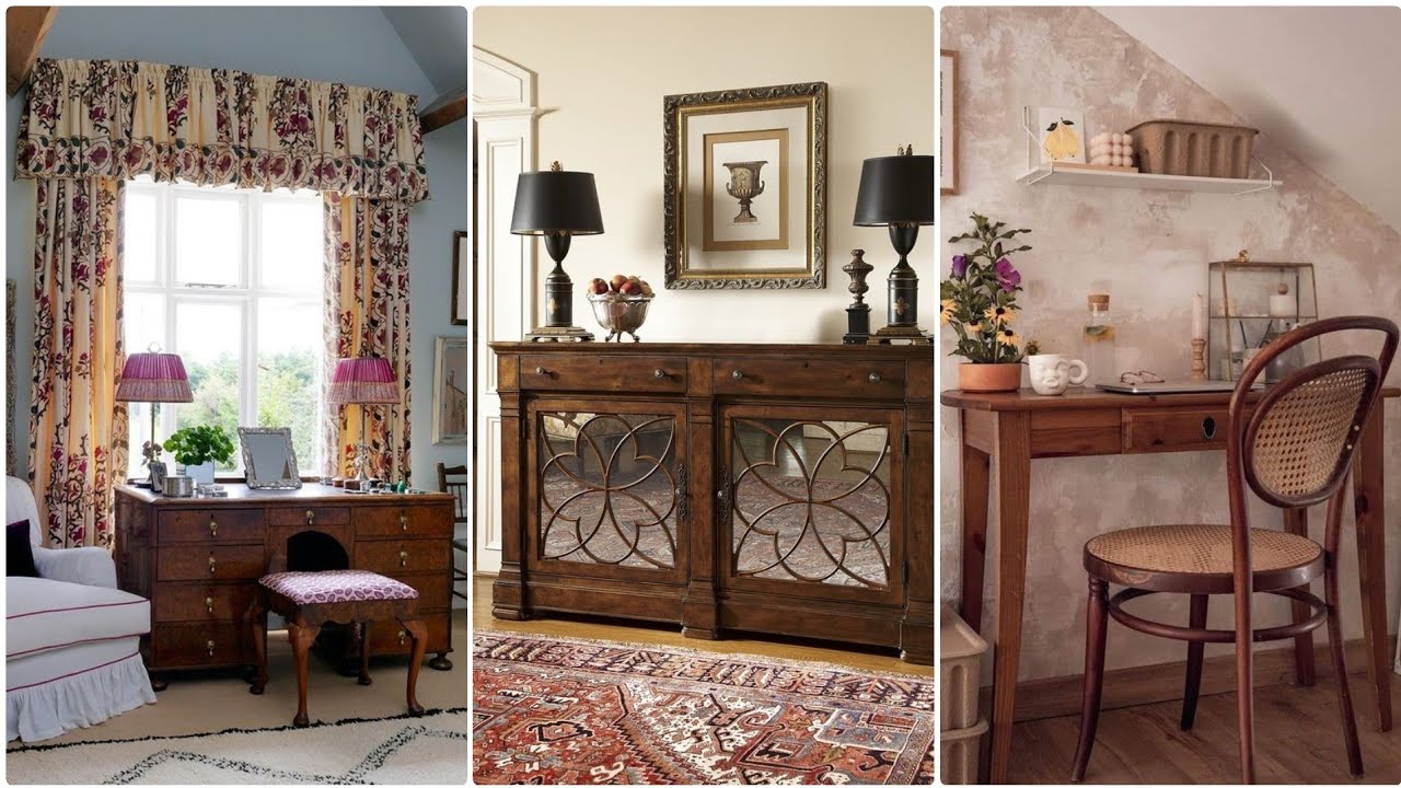 100+Vintage style English country farmhouse decorating ideas.Vintage style farmhouse decor. #rustic