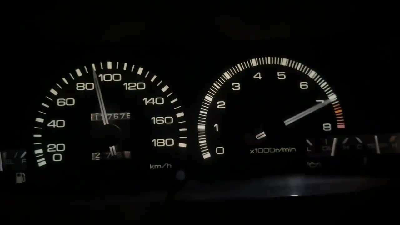 Acceleration Toyota Sprinter Trueno AE86 0-100 (0-60) stock engine