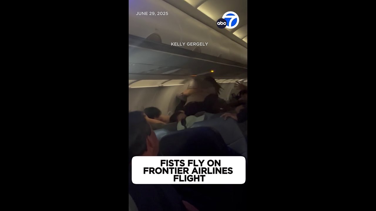Fists fly on Frontier Airlines flight