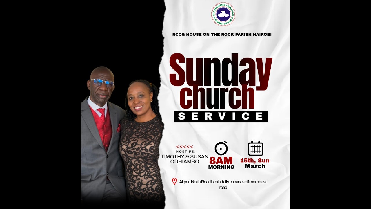 SUNDAY SERVICE  || 15/3/2026 || RCCG HOUSE ON THE ROCK PARISH  NAIROBI #rccg #church