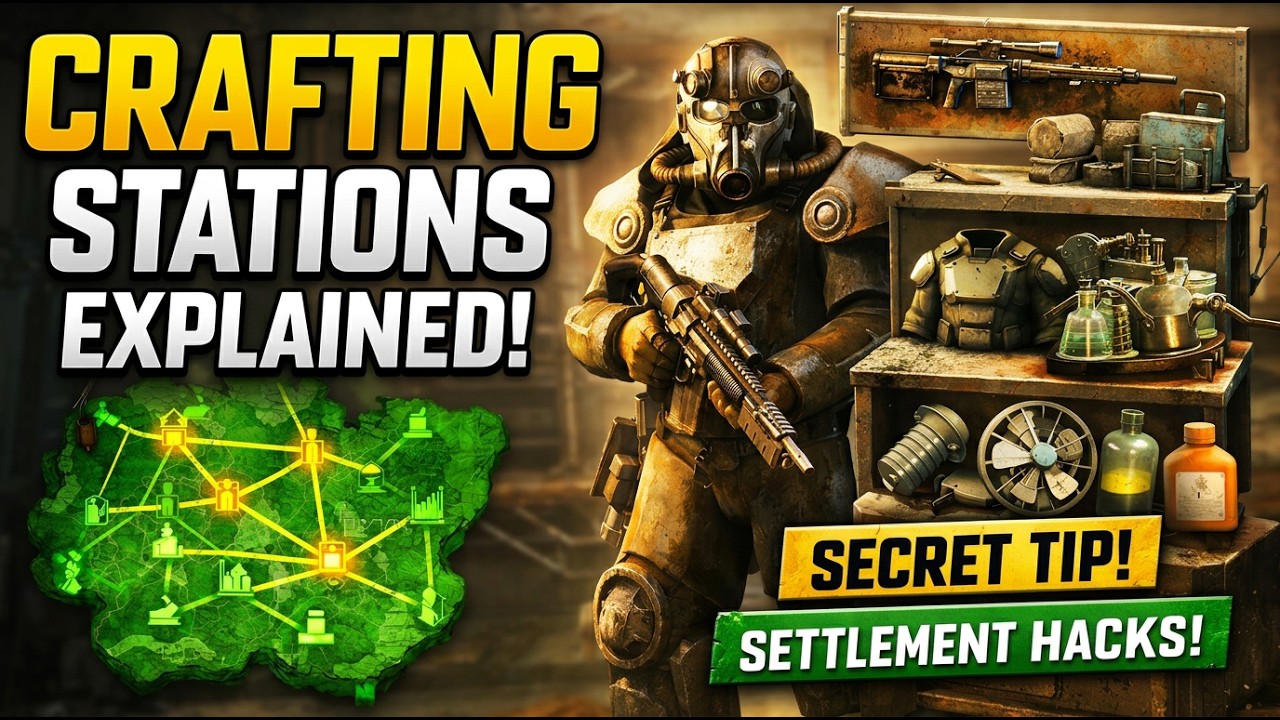 Крафтинговые станции в Fallout 4: Полное руководство по настройке
