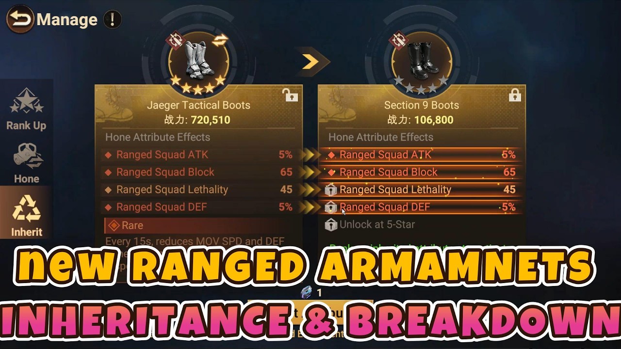 New Ranged Armament Inheritance | Crazy new Armaments