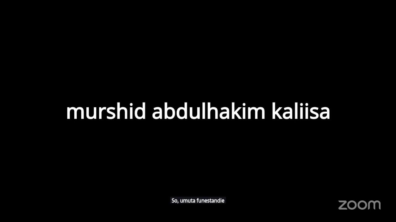 SHEIKH ABDUL HAKIM MURSHID KALIISA REFLECTIONS FROM QURAN AND TAFSIR