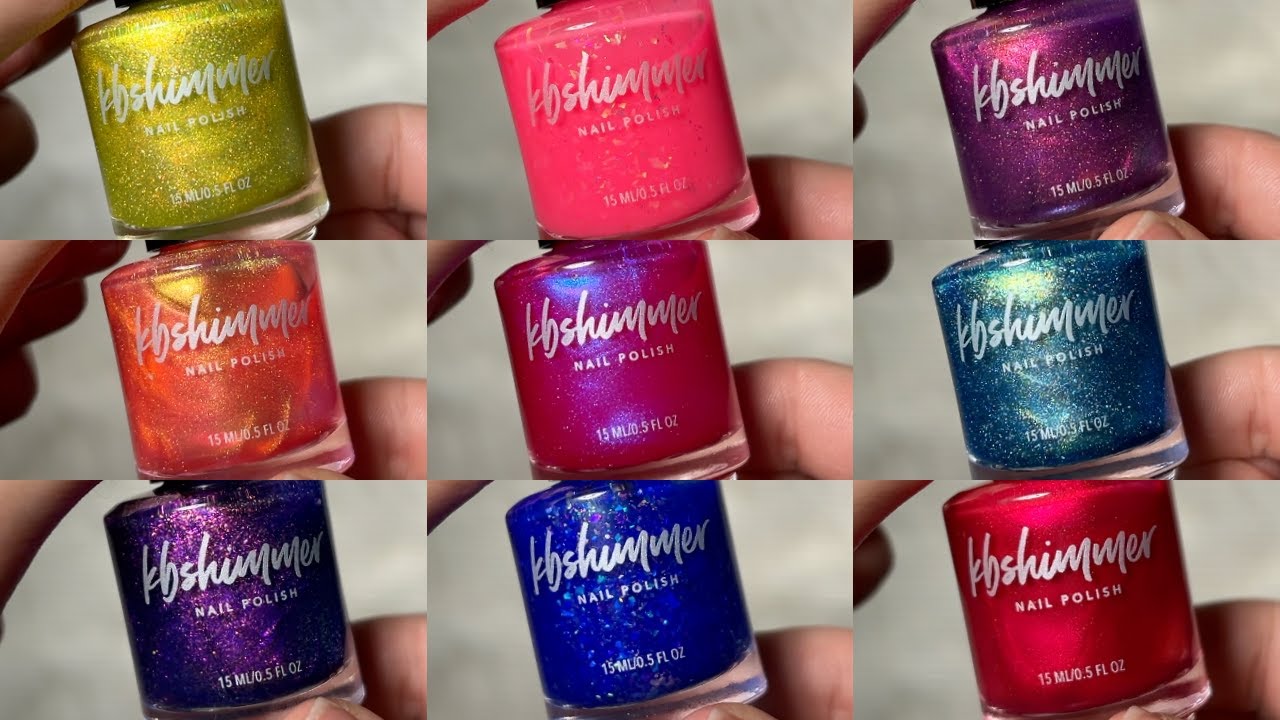 KBShimmer - Summer Vibes Nail Polish Swatch & Review | JESSFACE90