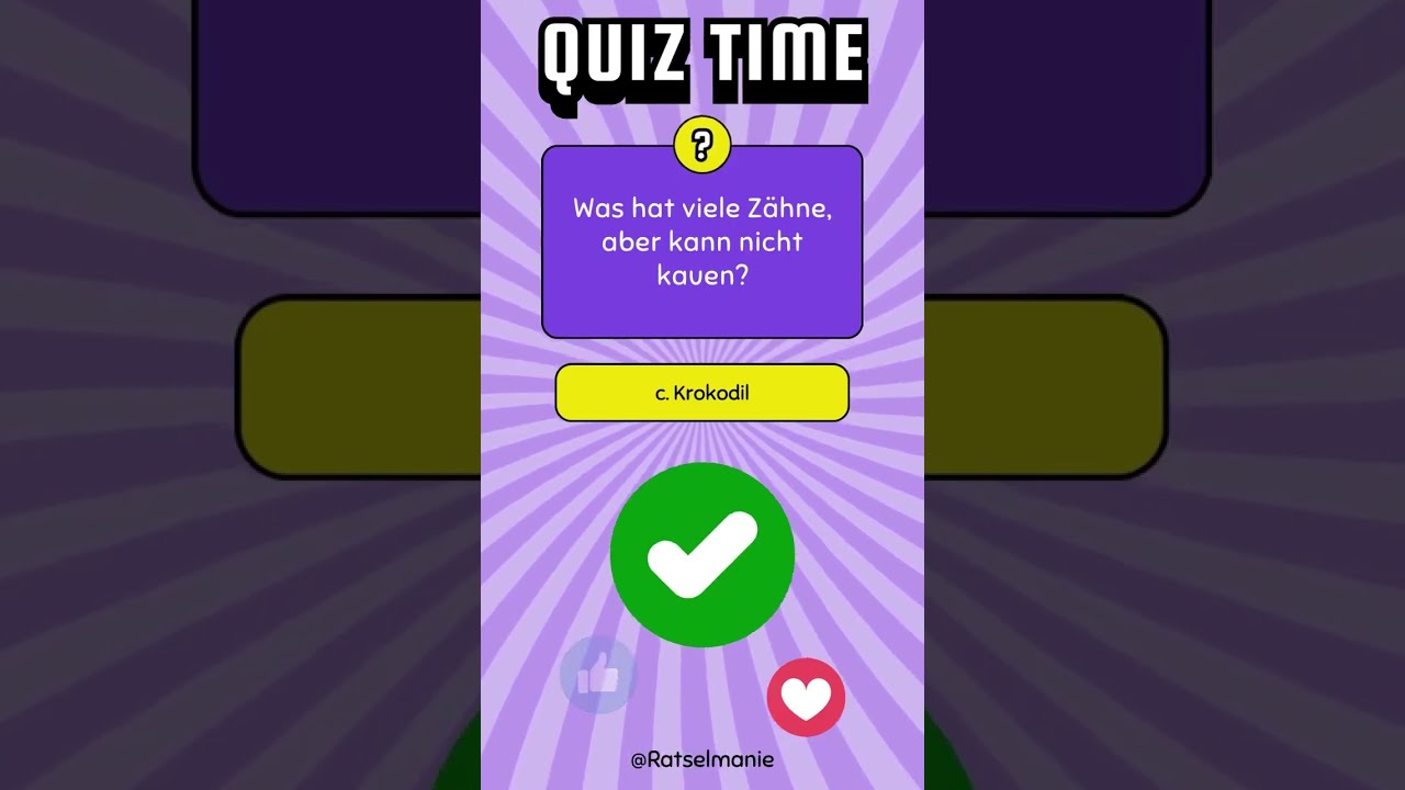 Deutschland Wissensduell: Wer hat die Nase vorn? #ratespiel  #logikr&auml;tsel  #frauenlogik #trivia
