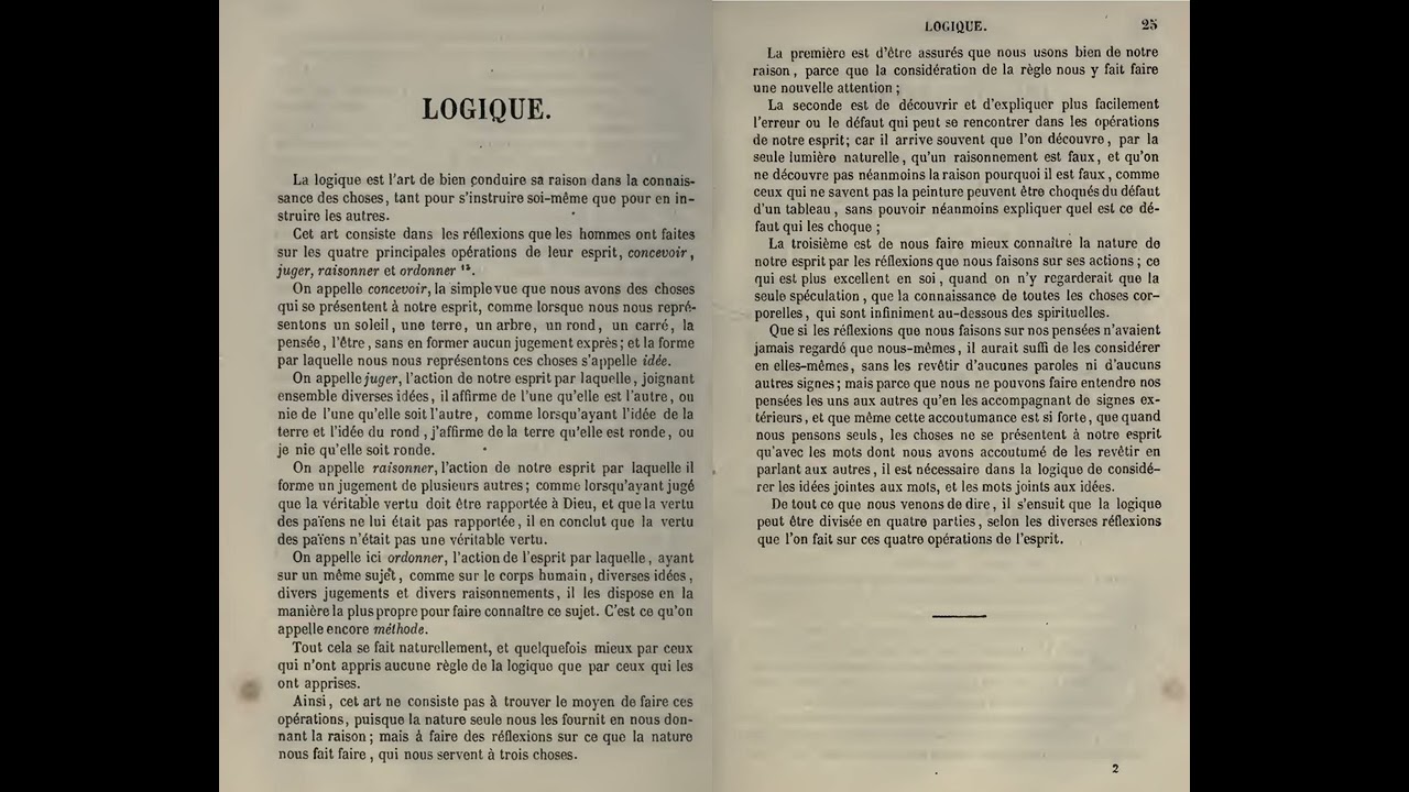 Port-Royal, 6. LOGIQUE.