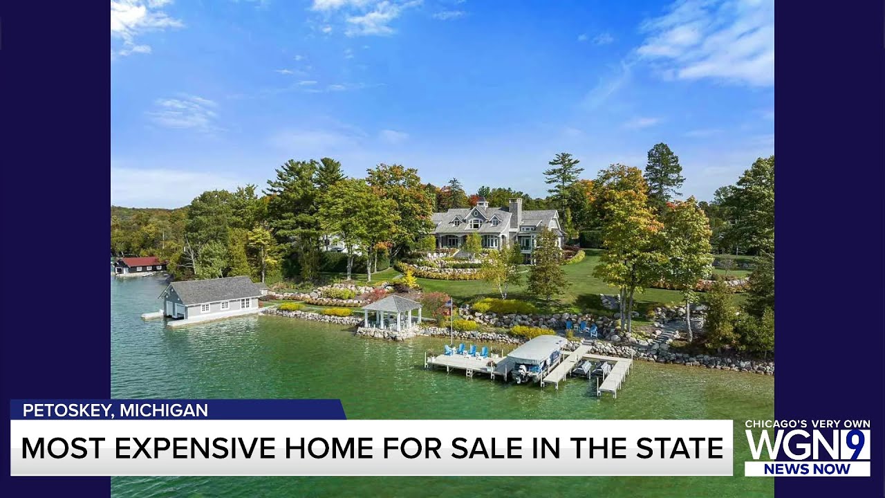 Most expensive home for sale in Michigan at $18M built for next level lake life