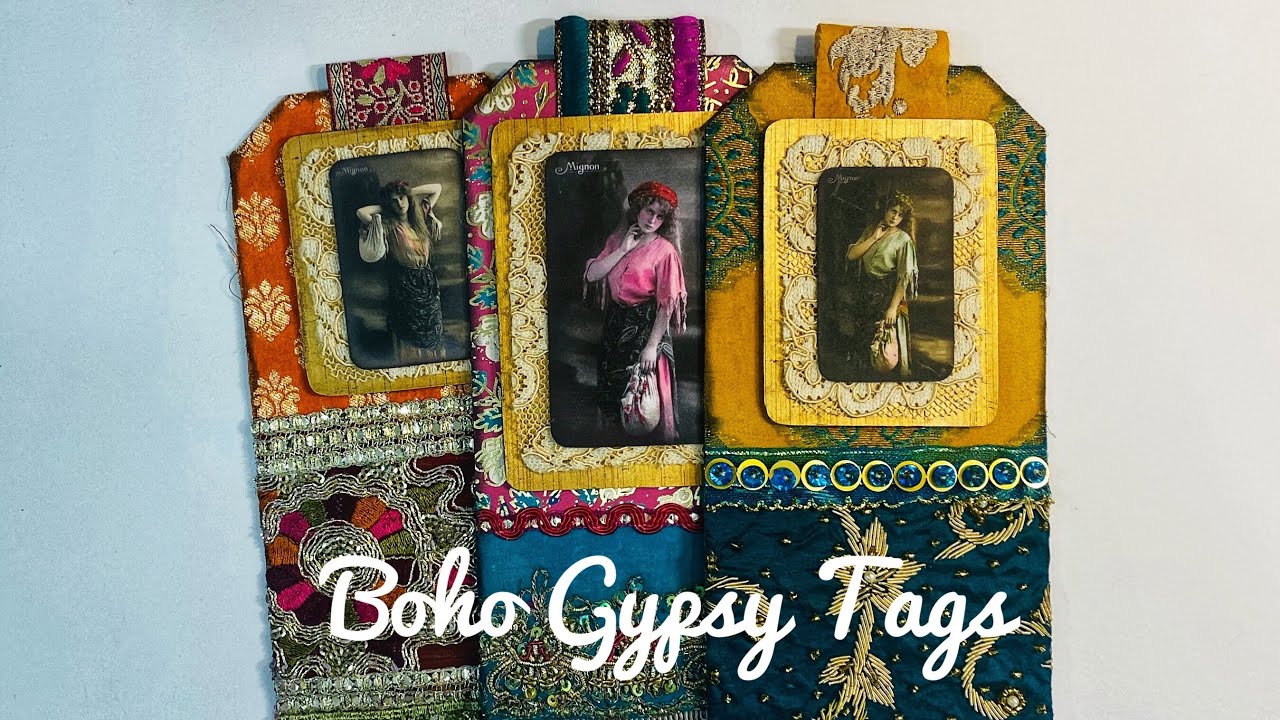 Boho Gypsy Tags Tutorial