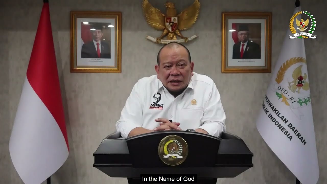AA Lanyalla Mahmud Mattalitti, Chairman of the Indonesian Parliament, Speech for Art&Me