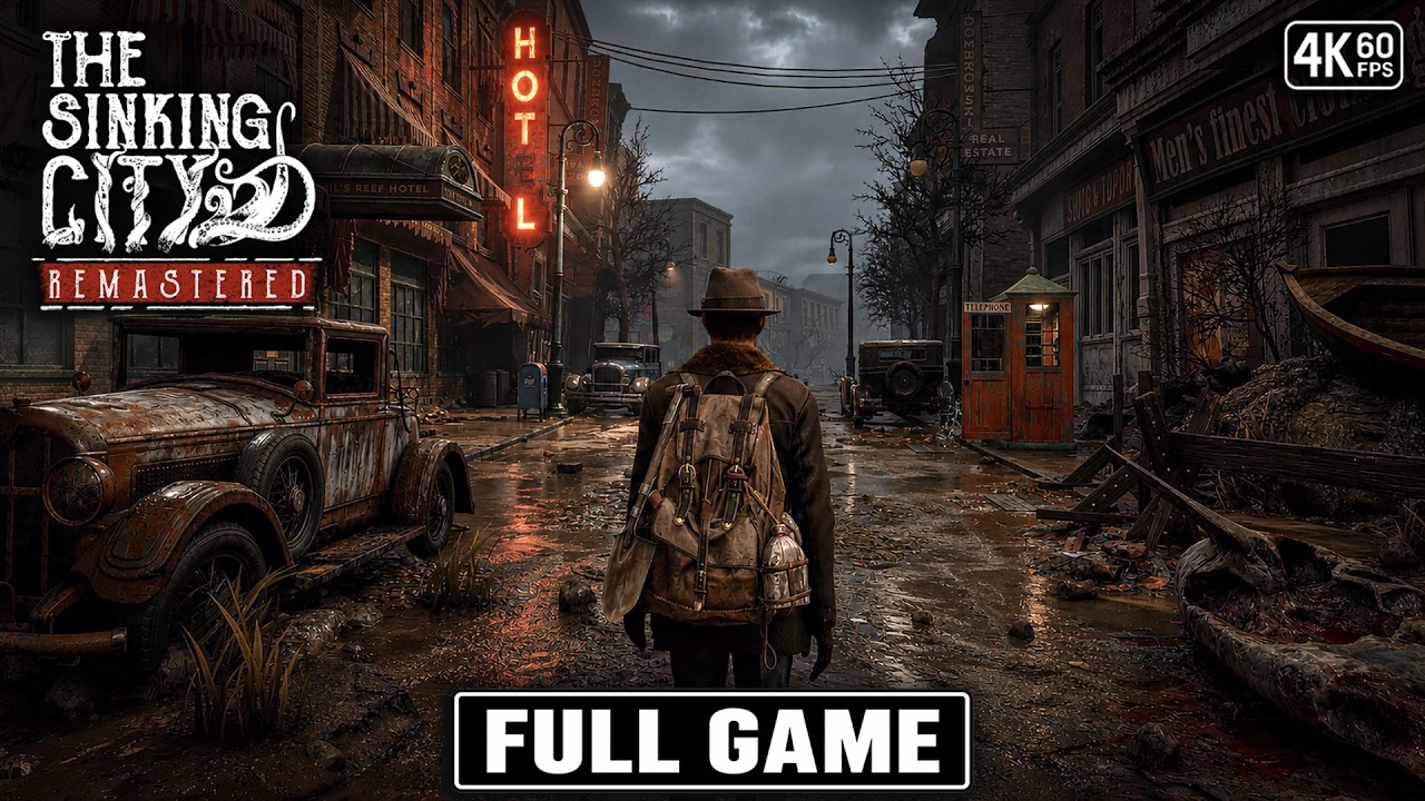 THE SINKING CITY Gameplay Walkthrough FULL GAME [4K 60FPS] - No Commentary
