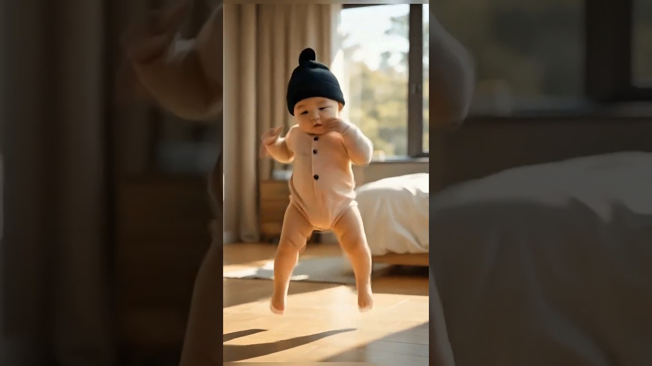 This Baby Really Feels The Music 