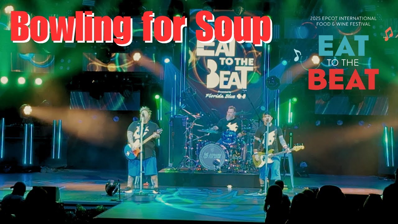 Bowling for Soup в прямом эфире в EPCOT! 🤘 | Концерт Eat to the Beat 2025