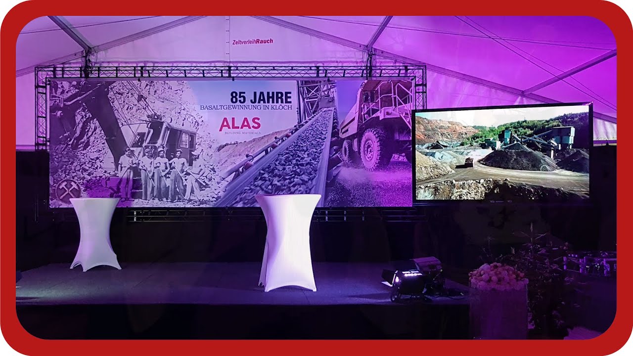 Jubiläumsfeier 85 Jahre Basaltgewinnung | ALAS Klöch Gmbh | vulkantv.at