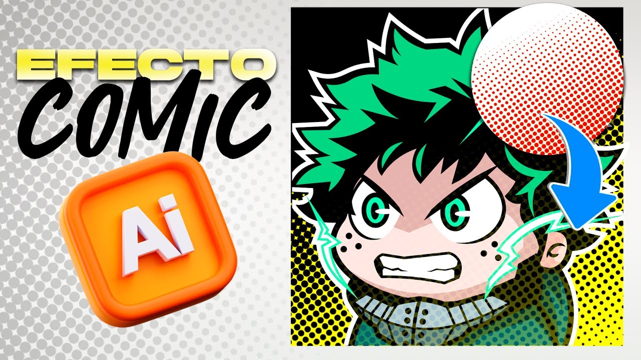 EFECTO DE COMIC ILLUSTRATOR