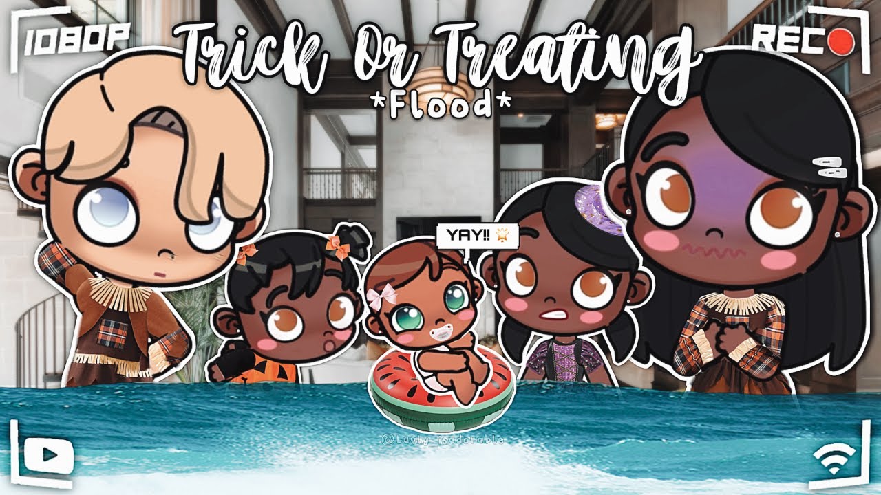 Going Trick Or Treating *Flood!?* 🎃🌟 || *with voice 🔊* || Avatar World