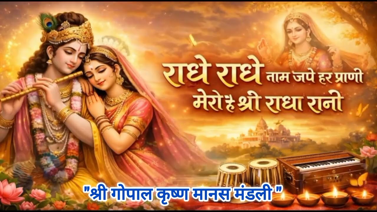 राधे राधे नाम जपे हर प्राणी | Superhit Radha Krishna Bhajan 2026 | Latest Krishna Bhakti Song