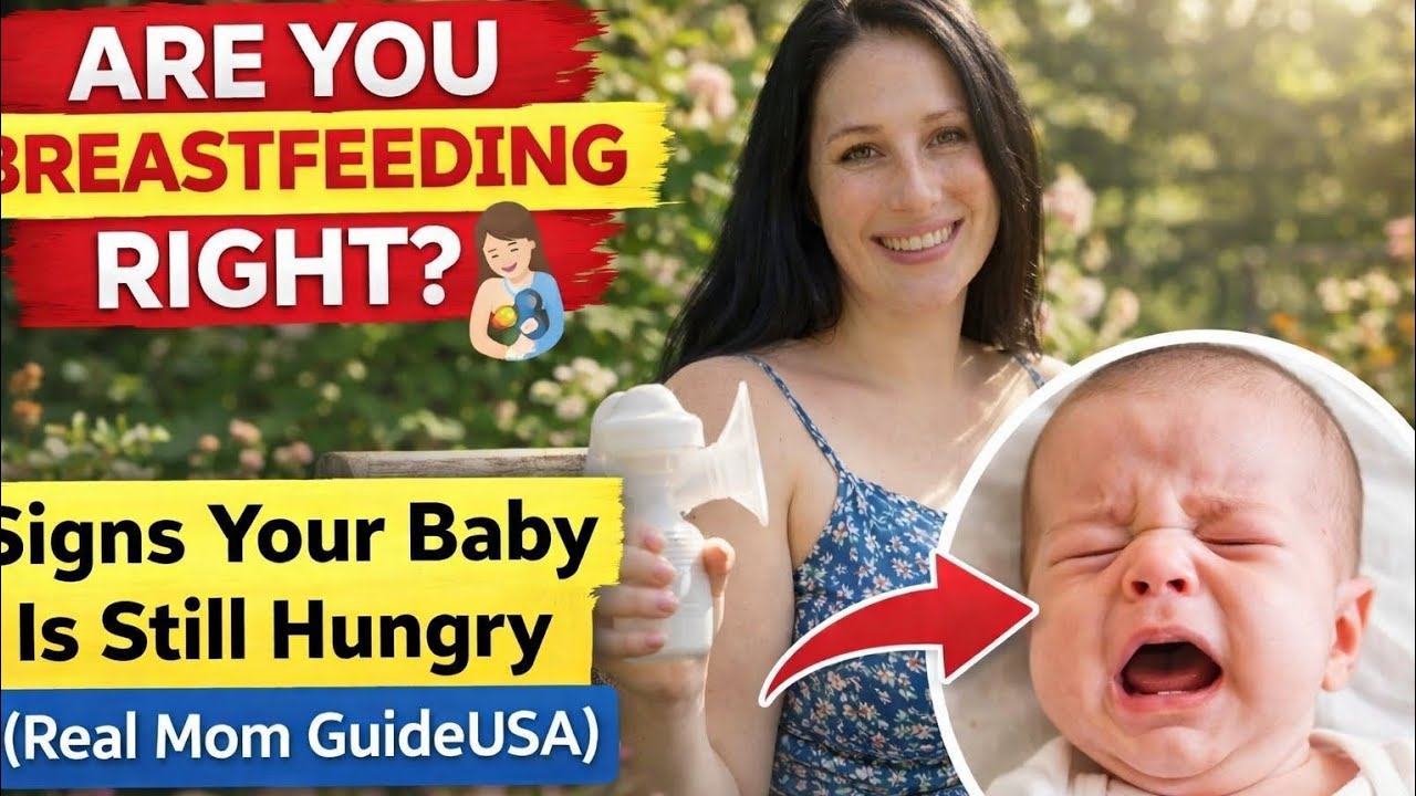 Are You Breastfeeding Right? 🤱 Signs Your Baby Is Still Hungry (Real Mom Guide USA) @Mother_World-1
