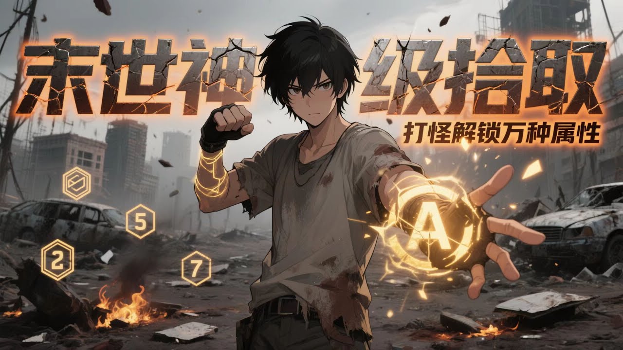【FULL】【Eng Sub】末世神级拾取：打怪解锁万种属性 Apocalypse God-Level Loot: Unlocking Endless Stats #热血 #玄幻 #系统 #动漫