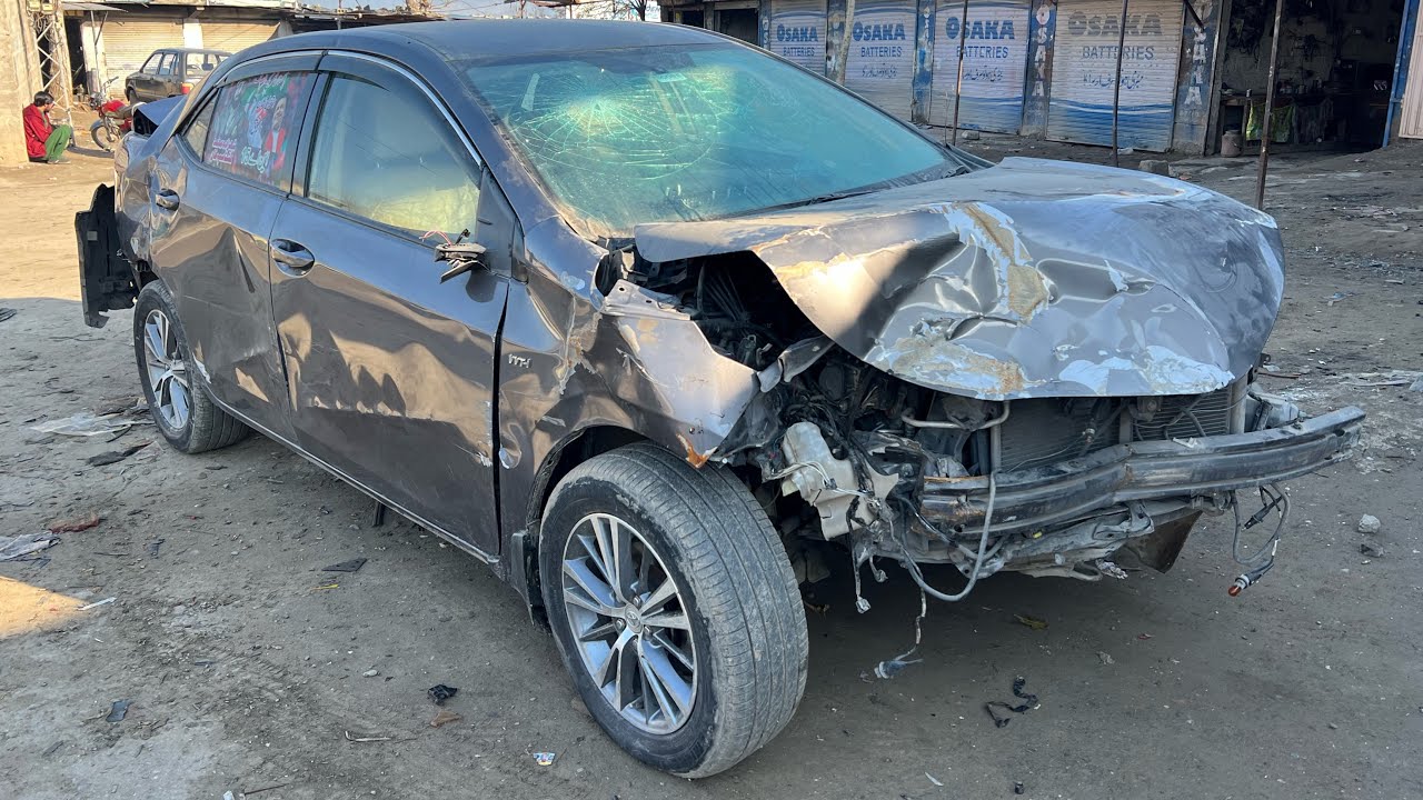 Nissan Car Dangerous Accident “Front Chassis Amazing Repairing And Restoration in Local Workshop