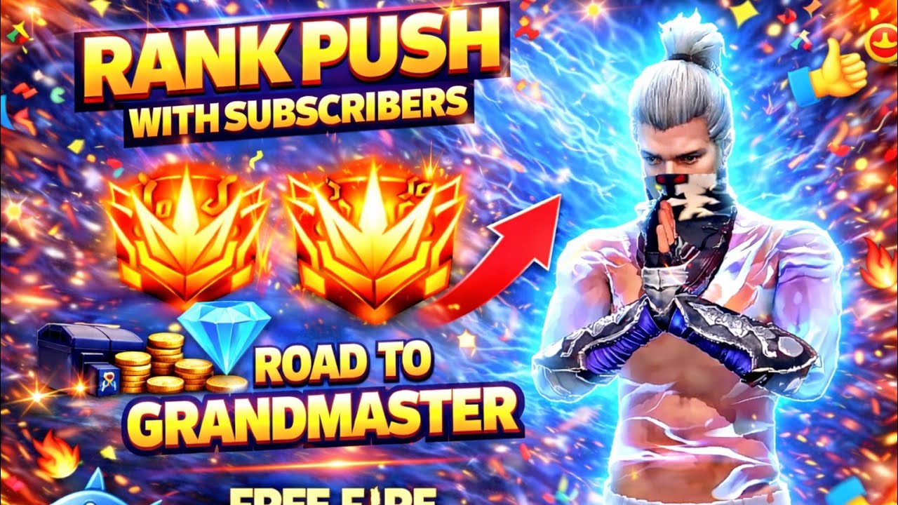 🔥 Rank Push With Subscribers and Random Players 😇❤️... Let's play together 💫💪