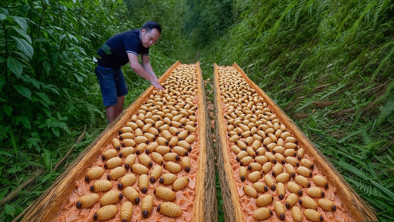 CEO uses Caryota mitis for roofing, cooking | Building houses for firewood