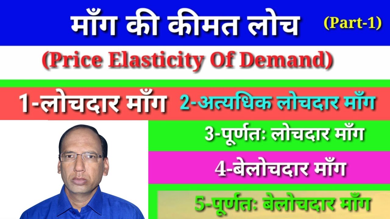 Price Elasticity Of Demand @ मॉंग की कीमत लोच या मांग की मूल्य सापेक्षकता II